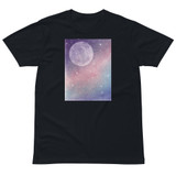 HEAVEN AND EARTH 7 Unisex Premium Cotton T-shirt Energy Art by Ilchibuko - Dark