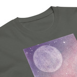 HEAVEN AND EARTH 7 Unisex Premium Cotton T-shirt Energy Art by Ilchibuko - Dark