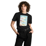 HEAVEN AND EARTH 8 Unisex Premium Cotton T-shirt Energy Art by Ilchibuko - Dark