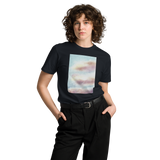 HEAVEN AND EARTH 9 Unisex Premium Cotton T-shirt Energy Art by Ilchibuko - Dark