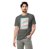 HEAVEN AND EARTH 9 Unisex Premium Cotton T-shirt Energy Art by Ilchibuko - Dark