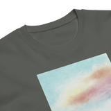 HEAVEN AND EARTH 9 Unisex Premium Cotton T-shirt Energy Art by Ilchibuko - Dark