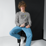 ENERGY FLOWS WHERE THE MIND GOES - Floral - Unisex Long Sleeve Tee - Light