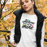 MY EMOTIONS ARE NOT ME - Colored - Unisex Long Sleeve Tee - Light