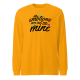 MY EMOTIONS ARE NOT ME - Colored - Unisex Long Sleeve Tee - Light