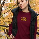 TAKE BACK YOUR BRAIN - BETV - Unisex Long Sleeve Tee - Dark