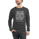 CHUN BU KYUNG STONE RUBBING Unisex Long Sleeve Tee - Dark
