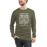 CHUN BU KYUNG STONE RUBBING Unisex Long Sleeve Tee - Dark