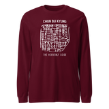 CHUN BU KYUNG STONE RUBBING Unisex Long Sleeve Tee - Dark
