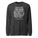 CHUN BU KYUNG STONE RUBBING Unisex Long Sleeve Tee - Dark