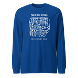 CHUN BU KYUNG STONE RUBBING Unisex Long Sleeve Tee - Dark