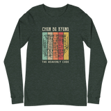 CHUN BU KYUNG STONE RUBBING - Colored - Unisex Long Sleeve Tee - Dark