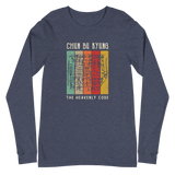 CHUN BU KYUNG STONE RUBBING - Colored - Unisex Long Sleeve Tee - Dark