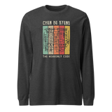 CHUN BU KYUNG STONE RUBBING - Colored - Unisex Long Sleeve Tee - Dark
