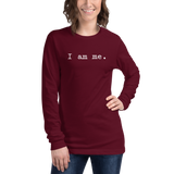 I AM ME - Simple - Unisex Long Sleeve Tee - Dark