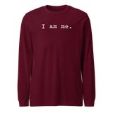 I AM ME - Simple - Unisex Long Sleeve Tee - Dark