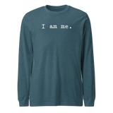 I AM ME - Simple - Unisex Long Sleeve Tee - Dark