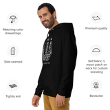 CHUN BU KYUNG STONE RUBBING Unisex Premium Pullover Hoodie - Dark