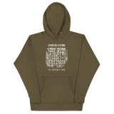 CHUN BU KYUNG STONE RUBBING Unisex Premium Pullover Hoodie - Dark