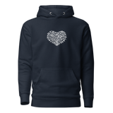 CHUN BU KYUNG HEART Unisex Premium Pullover Hoodie