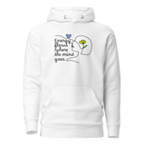 ENERGY FLOWS WHERE THE MIND GOES - Floral - Unisex Premium Pullover Hoodie