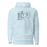 ENERGY FLOWS WHERE THE MIND GOES - Floral - Unisex Premium Pullover Hoodie