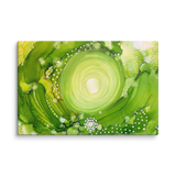 HEART CHAKRA by Rebecca Woldt Unframed Canvas Print