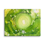 HEART CHAKRA by Rebecca Woldt Unframed Canvas Print