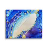 THROAT CHAKRA by Rebecca Bond Unframed Canvas Print
