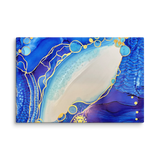 THROAT CHAKRA by Rebecca Bond Unframed Canvas Print