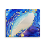 THROAT CHAKRA by Rebecca Bond Unframed Canvas Print