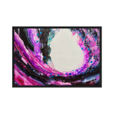 BEYOND THE PERIPHERY by Rebecca Bond Framed Canvas Print