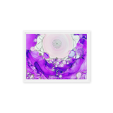 CROWN CHAKRA by Rebecca Bond Framed Canvas Print