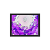 CROWN CHAKRA by Rebecca Bond Framed Canvas Print