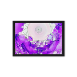 CROWN CHAKRA by Rebecca Bond Framed Canvas Print