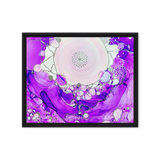 CROWN CHAKRA by Rebecca Bond Framed Canvas Print