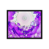 CROWN CHAKRA by Rebecca Bond Framed Canvas Print