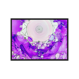 CROWN CHAKRA by Rebecca Bond Framed Canvas Print
