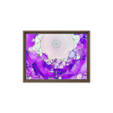 CROWN CHAKRA by Rebecca Bond Framed Canvas Print
