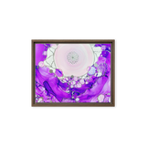 CROWN CHAKRA by Rebecca Bond Framed Canvas Print