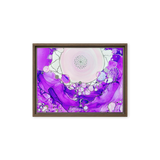 CROWN CHAKRA by Rebecca Bond Framed Canvas Print