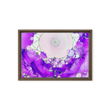 CROWN CHAKRA by Rebecca Bond Framed Canvas Print