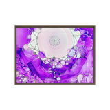 CROWN CHAKRA by Rebecca Bond Framed Canvas Print