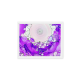 CROWN CHAKRA by Rebecca Bond Framed Canvas Print