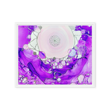 CROWN CHAKRA by Rebecca Bond Framed Canvas Print