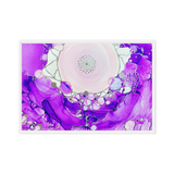 CROWN CHAKRA by Rebecca Bond Framed Canvas Print