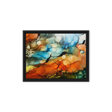 DESERT LANDSCAPE by Rebecca Bond Framed Canvas Print