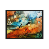 DESERT LANDSCAPE by Rebecca Bond Framed Canvas Print