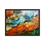 DESERT LANDSCAPE by Rebecca Bond Framed Canvas Print