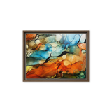 DESERT LANDSCAPE by Rebecca Bond Framed Canvas Print